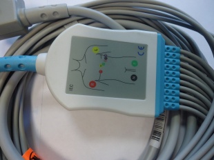 Кабель пациента ЭКГ для подключения пациента к монитору, Kenz, 10 отведений